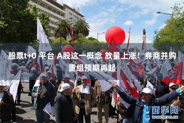 股票t+0 平台 A股这一概念 放量上涨！券商并购重组预期再起