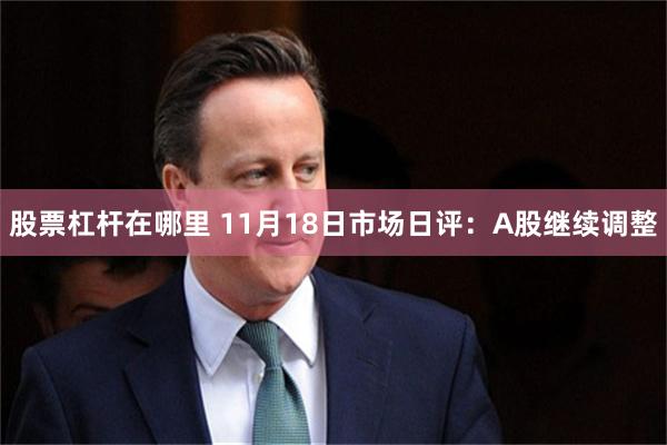 股票杠杆在哪里 11月18日市场日评：A股继续调整