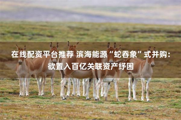 在线配资平台推荐 滨海能源“蛇吞象”式并购：欲置入百亿关联资产纾困