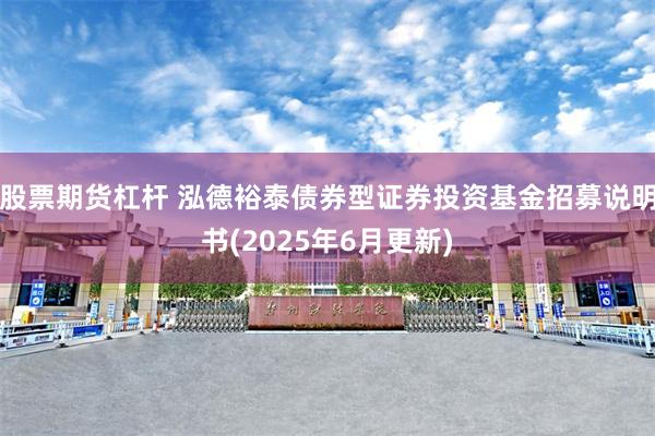 股票期货杠杆 泓德裕泰债券型证券投资基金招募说明书(2025年6月更新)