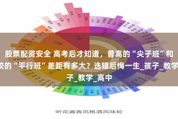股票配资安全 高考后才知道，普高的“尖子班”和好学校的“平行班”差距有多大？选错后悔一生_孩子_教学_高中